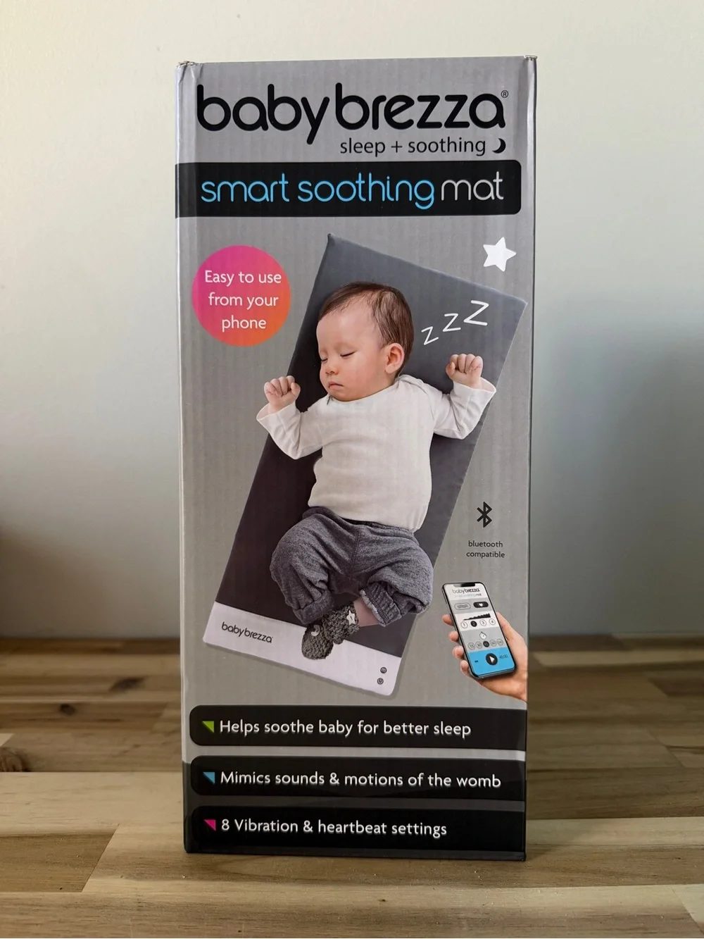 babybrezza Smart Soothing Mat - Gray/White